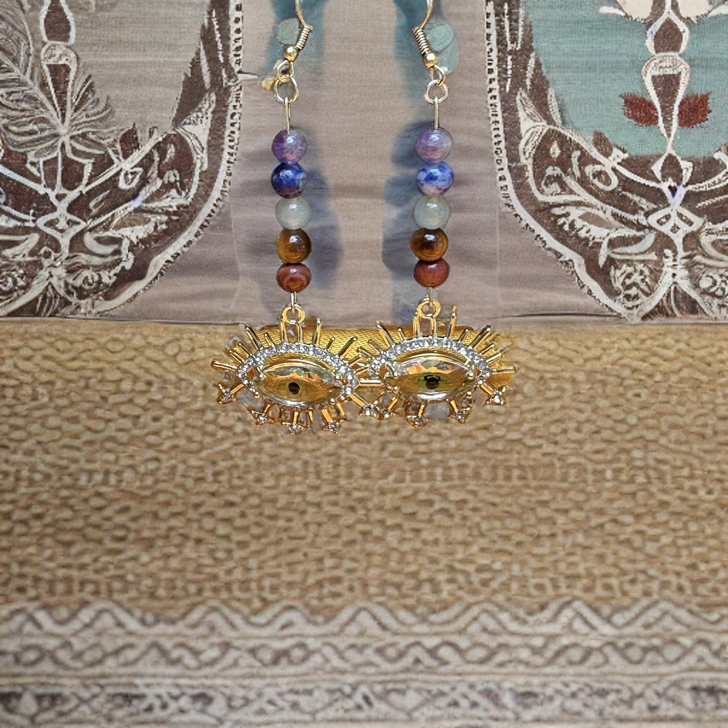 Align Thy Vision- Crystal Earrings