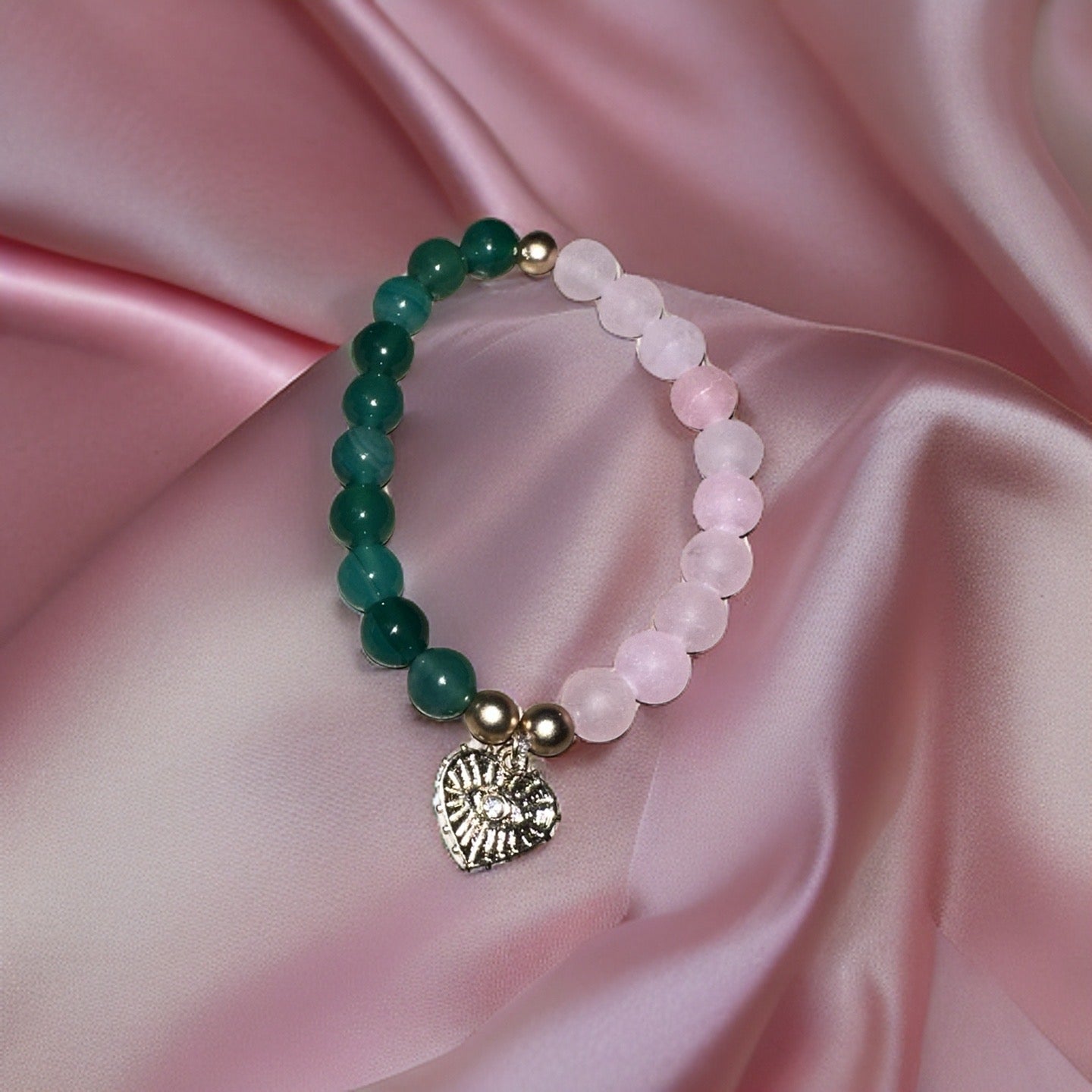 Protect My Sister Heart- Crystal Bracelet