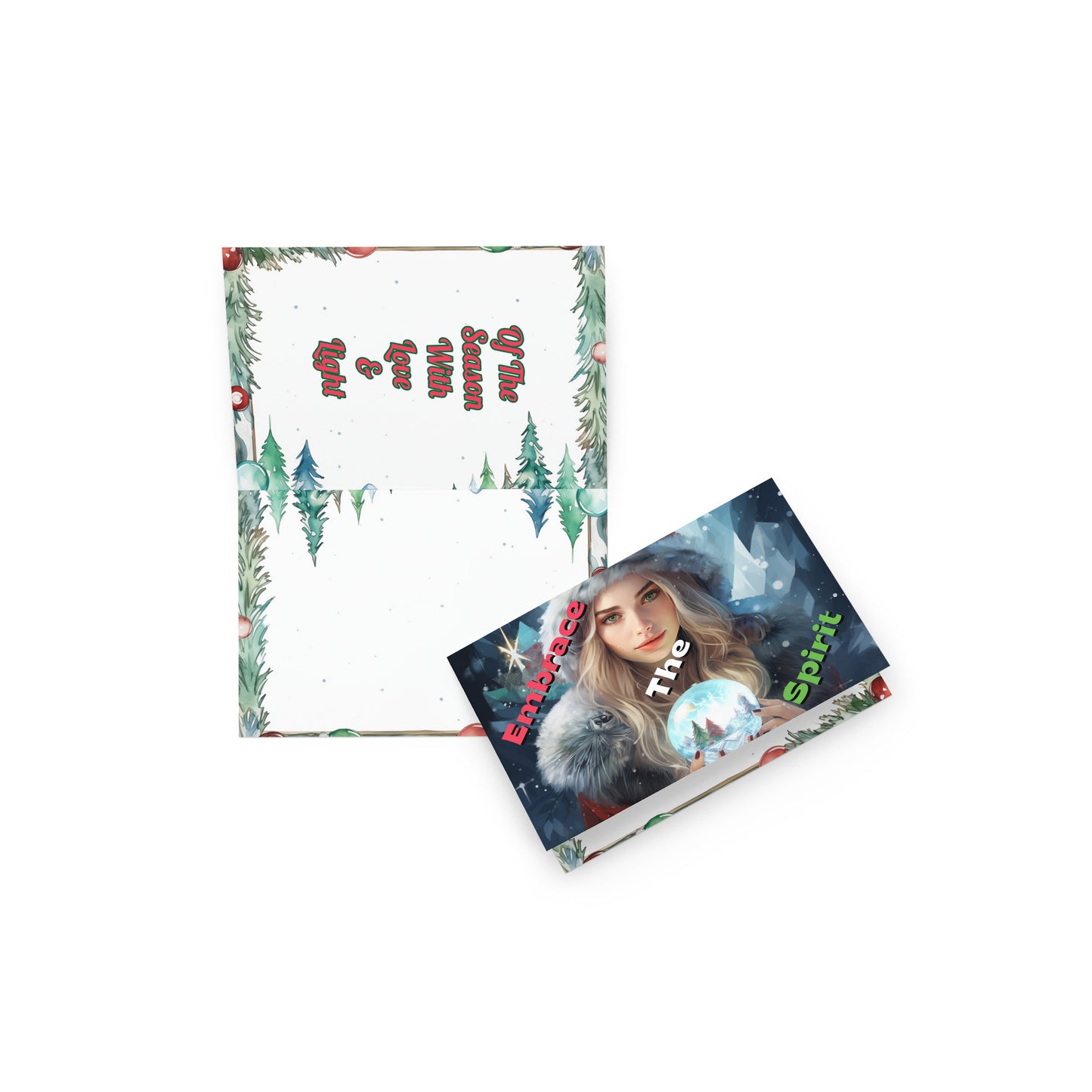 Spiritful Christmas Greeting Card