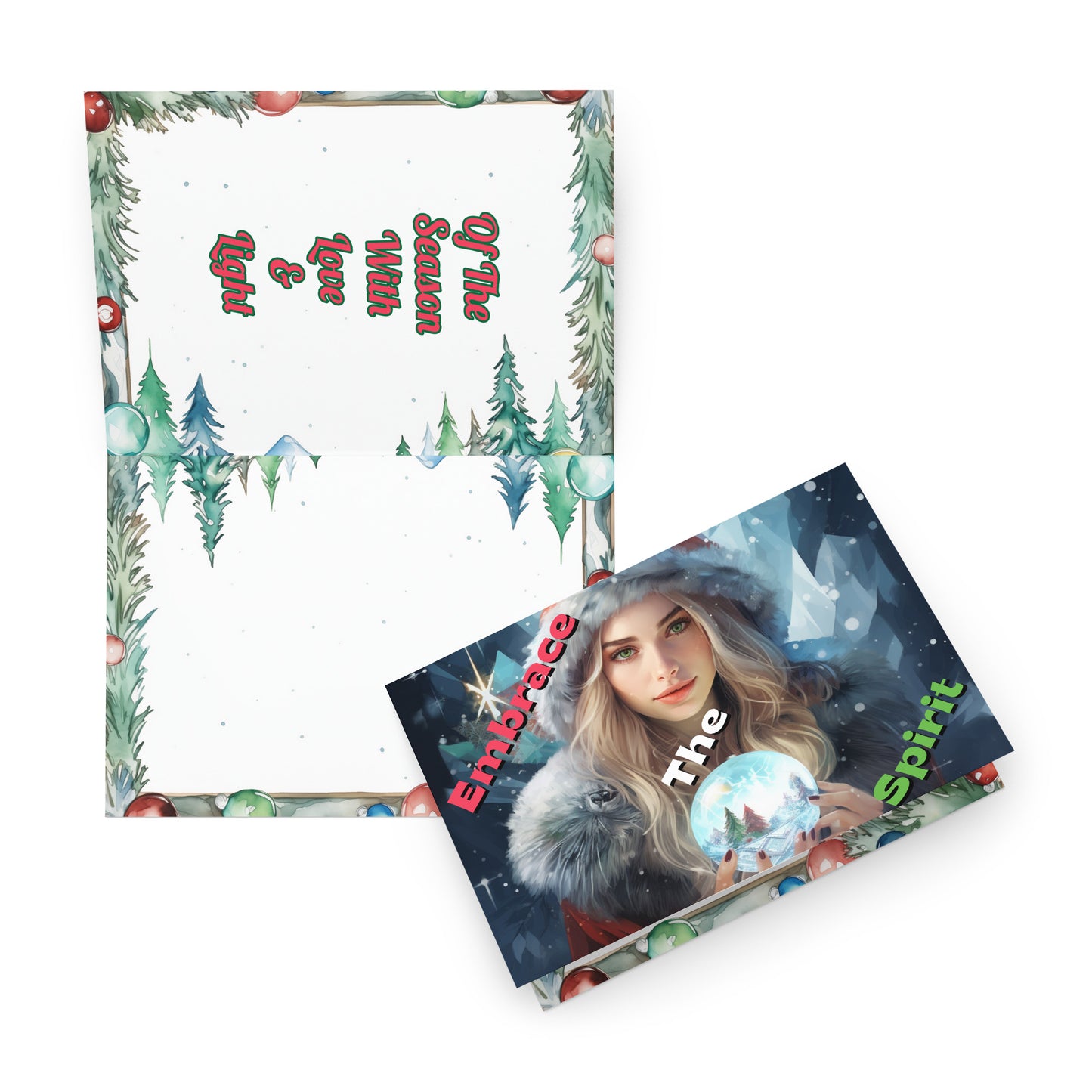 Spiritful Christmas Greeting Card