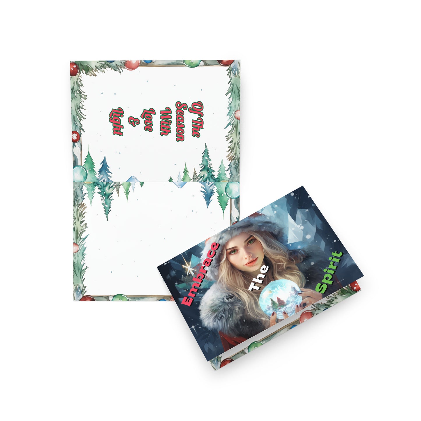 Spiritful Christmas Greeting Card